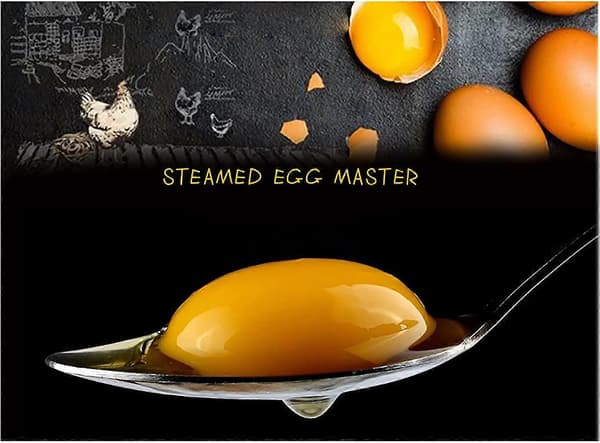 Mini elektrisk eggekoker i rustfritt stål, automatisk multifunksjonell koker