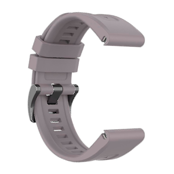 Silikonarmband 26mm för Garmin Fenix 7x/6x/5x Klocka Rem Loop Armband Purple