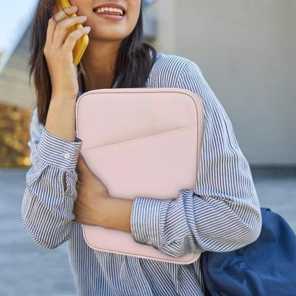 Tablet Sleeve Taske 10.9-11 tommer Kompatibel med iPad, Pink