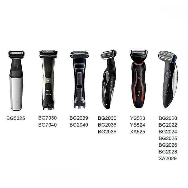 Erstatningsblader, kompatible med Bodygroom Bodyworker Blade Foil, kompatible med BG2000 BG2040 BG2020