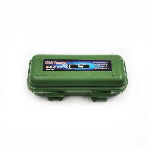 2 stk. Zoombar USB Genopladelig Taktisk Lommelygte, Super Lys LED Lommelygte med Indbygget Batteri og Oplader, Zoombar, Vandtæt, Bærbar Lygte