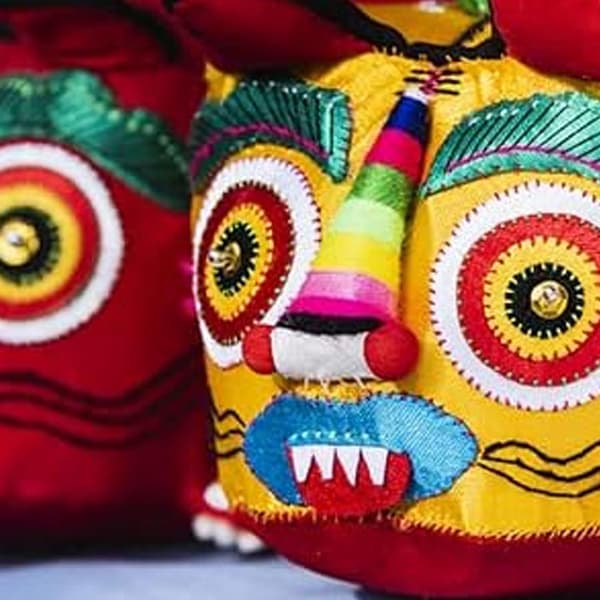 Broderitrådsett - tråd i 8 farger, for DIY-broderi, bomull