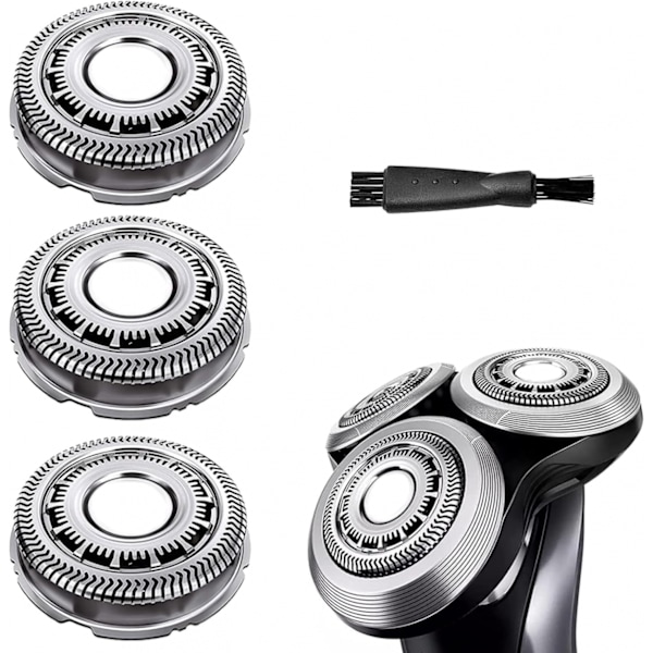 SH60/72 Udskiftningsskærehoveder Kompatible med Philips Series 6000 Elektriske Barbermaskiner