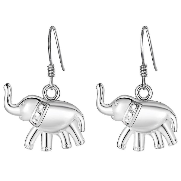 silverpläterade elefantörhängen