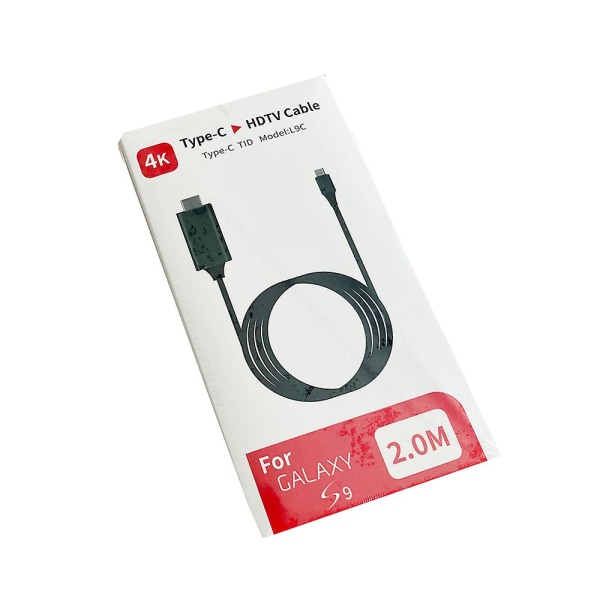 USB 3.1 Typ C till HDMI 4k-kabel USB C till HDtv Red