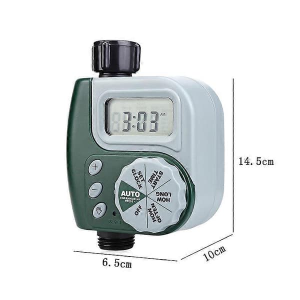 Hagespreder med automatisk timer, vanningsur, uten batteri