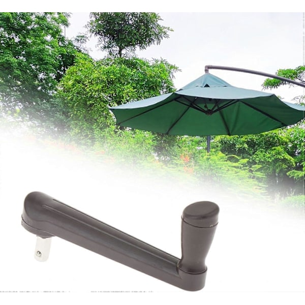 Tilbehør til terrasseparasol Reservedele til parasol Parasol Solskærm Dele Sidehængt parasolholder til bord, håndsving