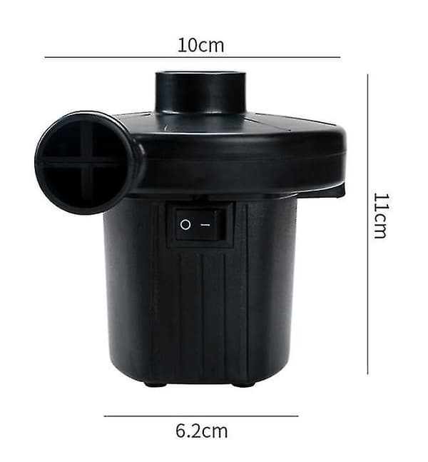Elektrisk Luftpump, Portabel Luftmadrasspump för Uppblåsbara Poolleksaker, Inflator/Deflator Pumpar Perfekt för Utomhuscamping, Uppblåsbara Kuddar
