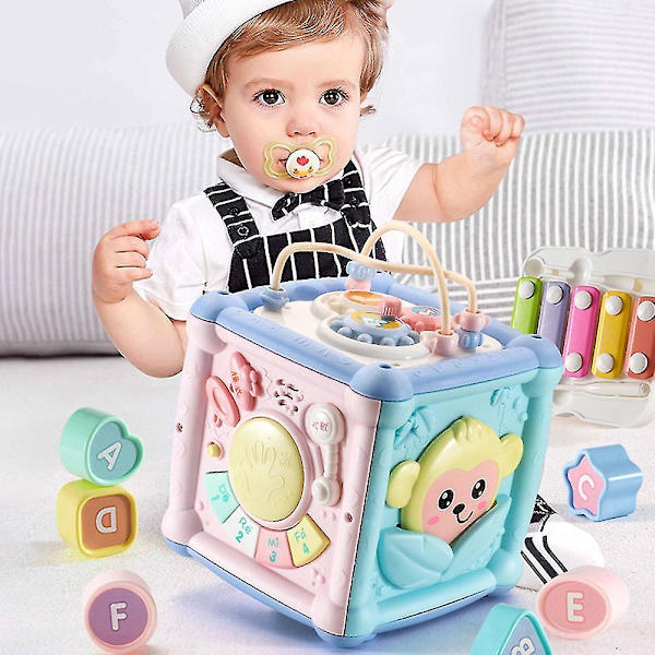 Baby hand slå trumma pedagogisk multifunktionell leksak