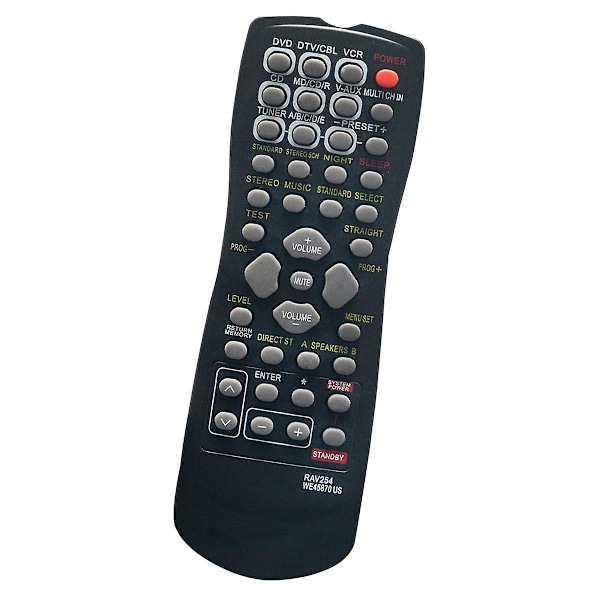 RAV254 Korvaava kaukosäädin vastaanottimille RX V496 5240 5250 5630 RX V350 RX V359 RX V390