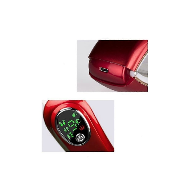 Elektrisk V-formet ansigtsformningsmassager - Vibrerende slankemaskine til ansigtet, Vibrerende slankemassager til ansigtet