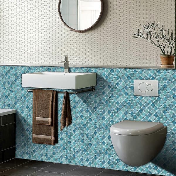 30 stk. Avtakbar DIY Selvklebende Mosaikkflis