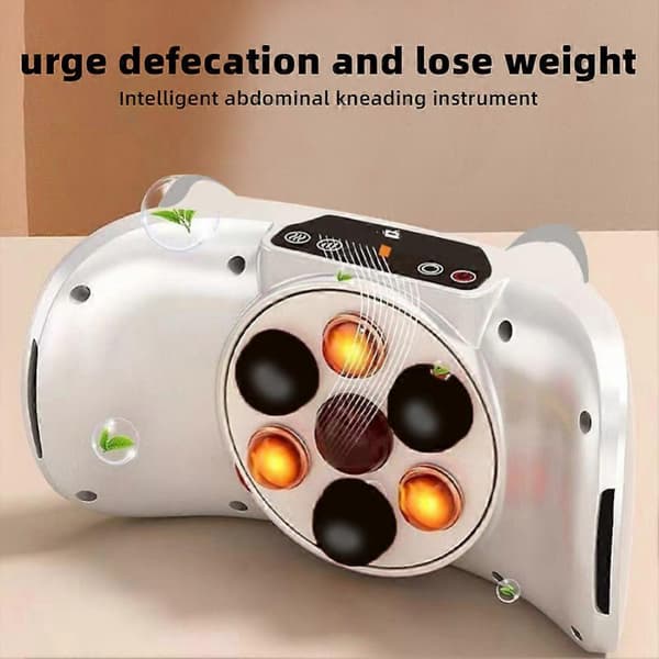 Elektrisk Bian Sten Abdominal Massager, Smart EMS Mave Massager Bælte til Fedtforbrænding & Oppustethed Lindring