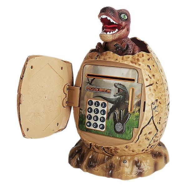 Pengeskap med dinosaurdesign og forbedrede personvernfunksjoner
