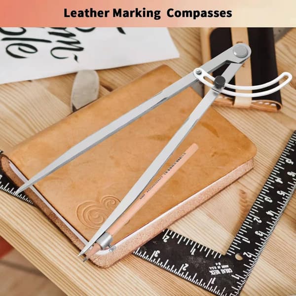 Professionel stor passer til træbearbejdning, 12 tommer passer med vinge, passer til geometri, passer tegneværktøj