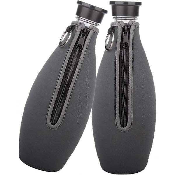 SodaStream Flaskeovertræk, Neopren Sleeve, Pakke med 2 for Nem Transport