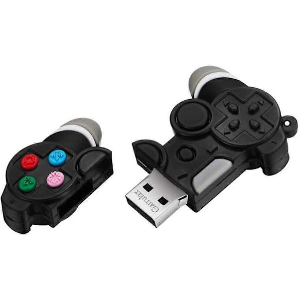 USB-muisti, vedenpitävä USB 2.0 -muistitikku, söpö 3D-piirros nopea tiedontallennus USB-muisti (32 Gt, peliohjain)