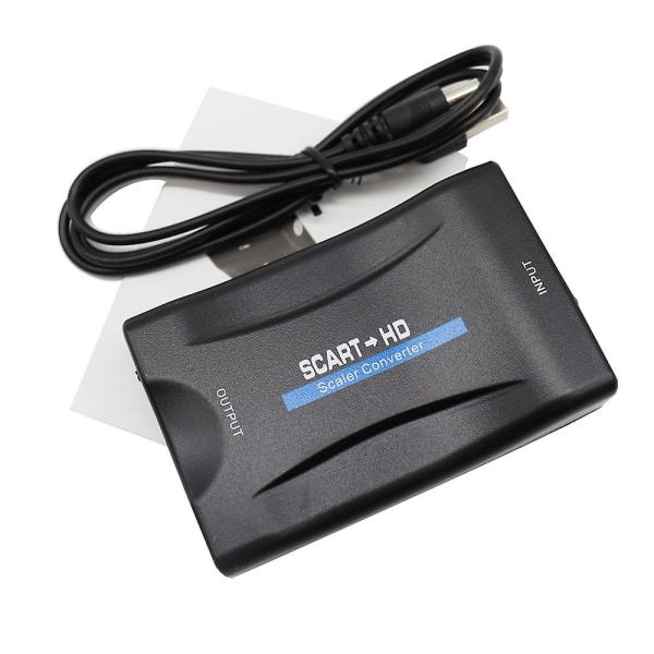 1080p Scart till HDMI Video Audio Upscale Converter Adapter SCARTtoHDMI