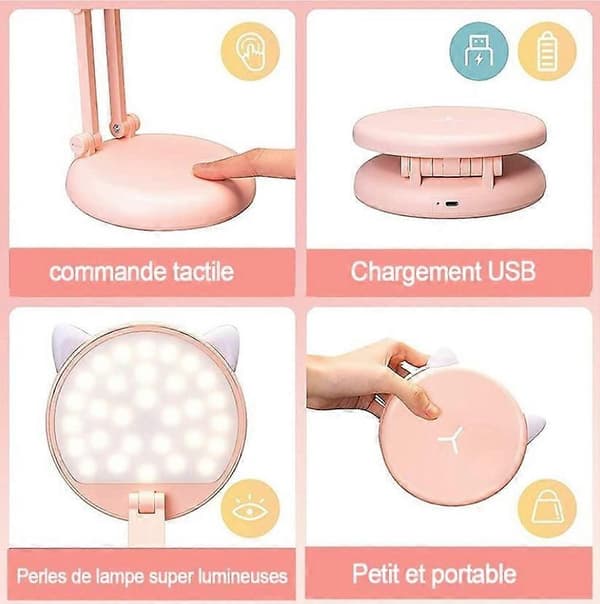 LED-pöytävalaisin lapsille