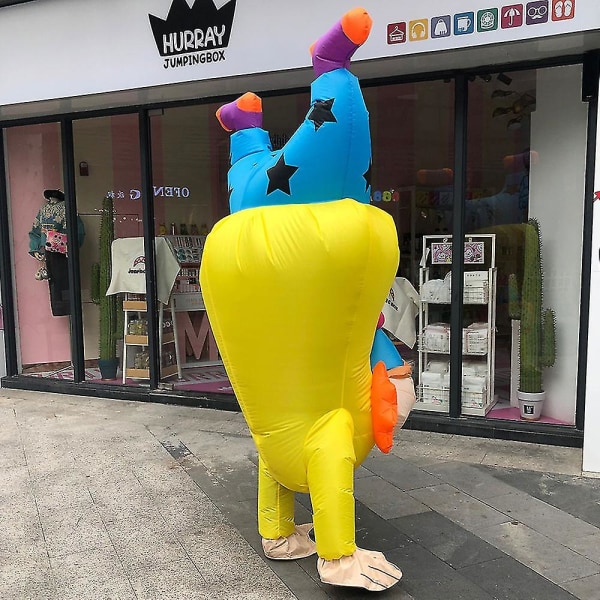 Uppblåsbar dräkt Handstand Clown Festival Dressi