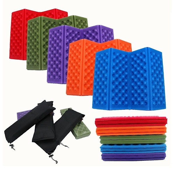 Outdoor Supplies Xpe Skum Fyrfaldig Vikbar Skumplatta Stänksäker Vattenisolering Bärbar Fuktsäker Picknickplatta Fisarplatta