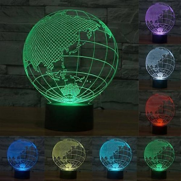 Asiatisk Stil 3D Touch Switch Kontrol LED Lys