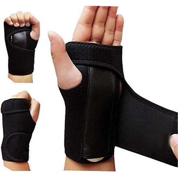 Dww-Håndledsskinne - Håndledsbandage til Karpaltunnelsyndrom, Brud, Forstuvning, Gigt, Tendinitis (M, Venstre)