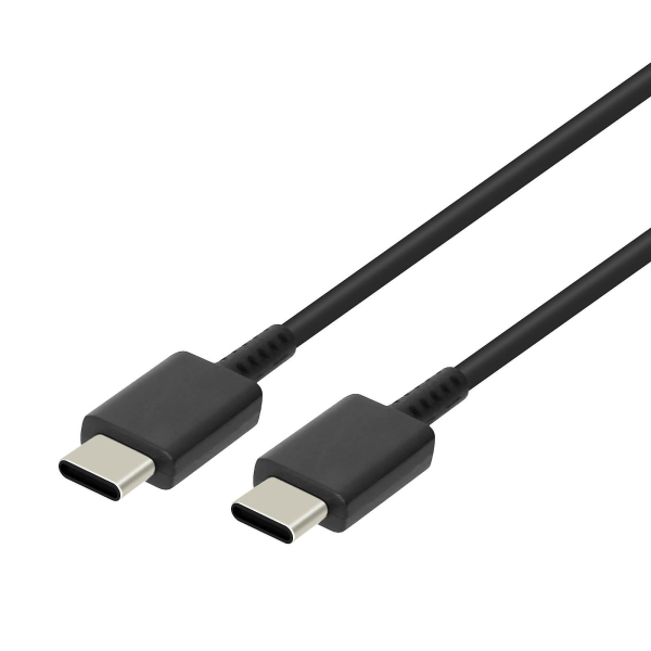 USB-C till USB-C-kabel 60W Laddning och synkronisering 1m Original Samsung Svart