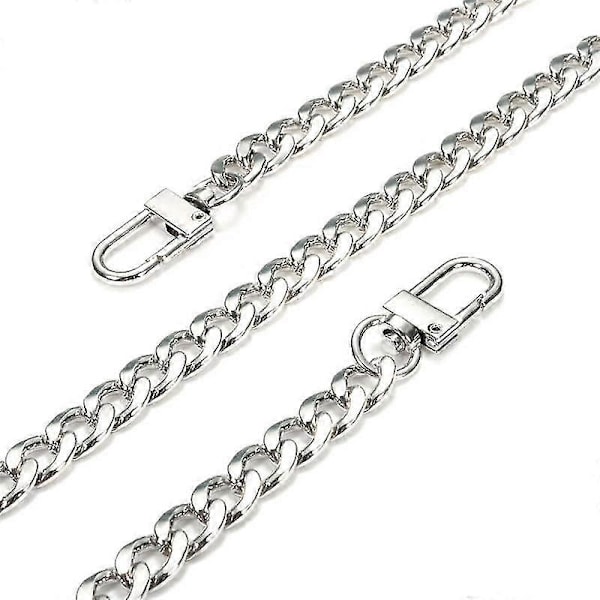 (Silver 40cm) Väskdelar Tillbehör, Guld Bälte, Handväsketillbehör