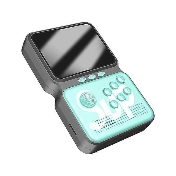 Retro Nostalgisk Dobbelt Arkade Pocket Joystick Spillemaskine Studenter Model Videospil 900 i 1 Blå