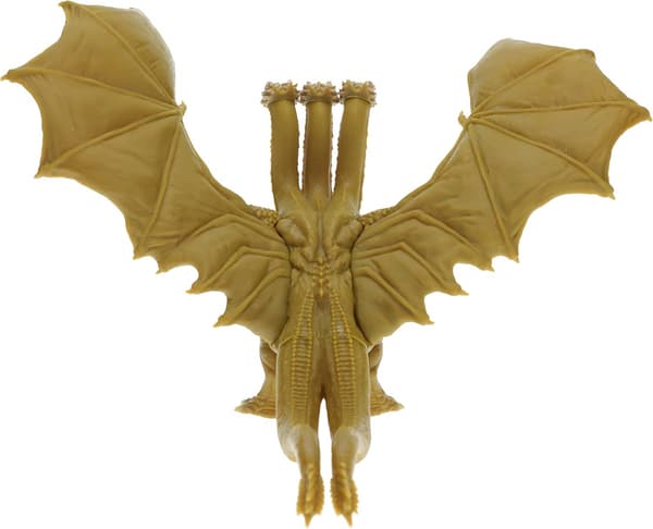 Ghidorah Guld af 3-hovedet drage Ghidorah PVC Gylden Drage Actionfigur Samlelegetøj