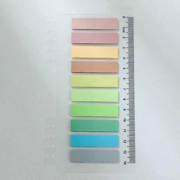 Selvklæbende sider, Sticky Notes, Pastel Bogmærke, Etiket, Bogmærker til sider