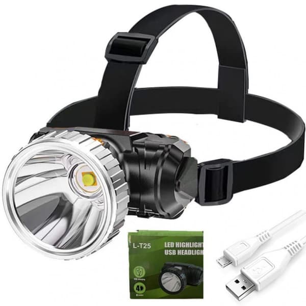 LED Hodelykt Hodelykt Hodelykt Lommelykt Camping Fiske Oppladbar