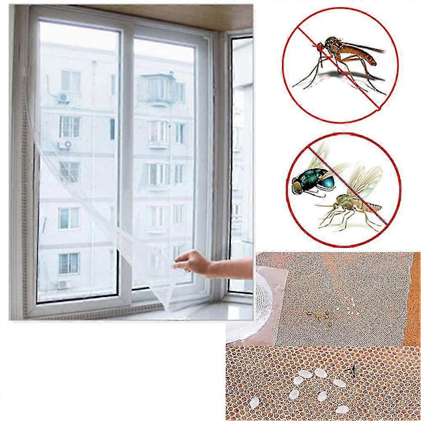 (Hvit B) Gardin Insekt Flue Mygg Bug Vindusnett Gardin