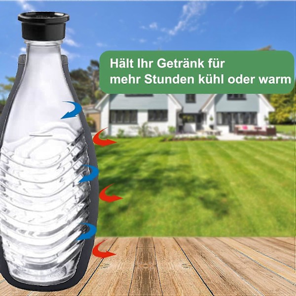 SodaStream Flaskskydd, Neoprenfodral, 2-pack för Enkel Transport