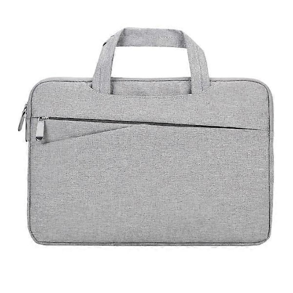 14 tums laptopfodral, vattentät laptopväska med handtag för 14 tums HP Lenovo Dell Acer ASUS Chromebook Notebook, 15'' Surface Laptop 4/3, grå