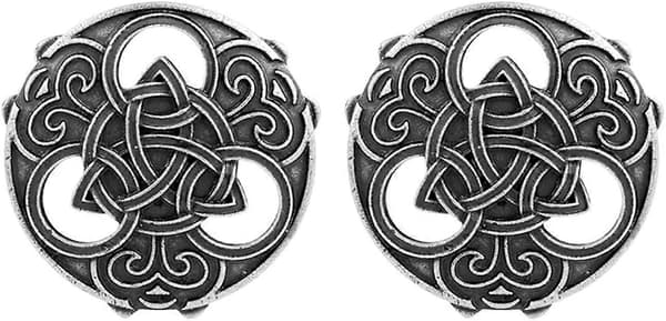 2 st Medeltida Kappa Brosch Viking