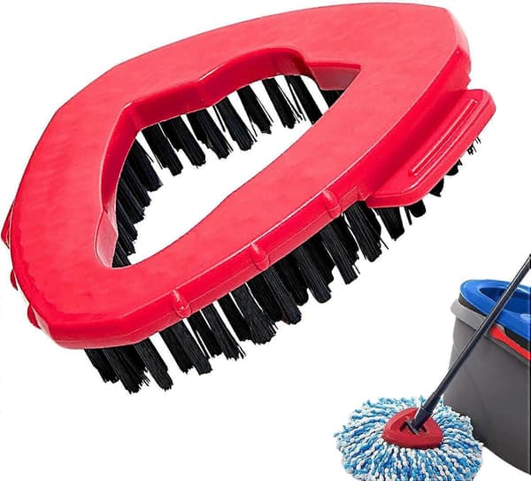 Total 1 stk. skrubbebørste, kompatibel med O-Cedar Spin Mop 1 tank system, Spin Mop hoved refill skrubbebørste