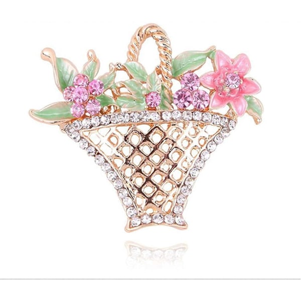 Blommig Resin Corsage Brosch - Dekorativ Nål för Klänningar/Jackor