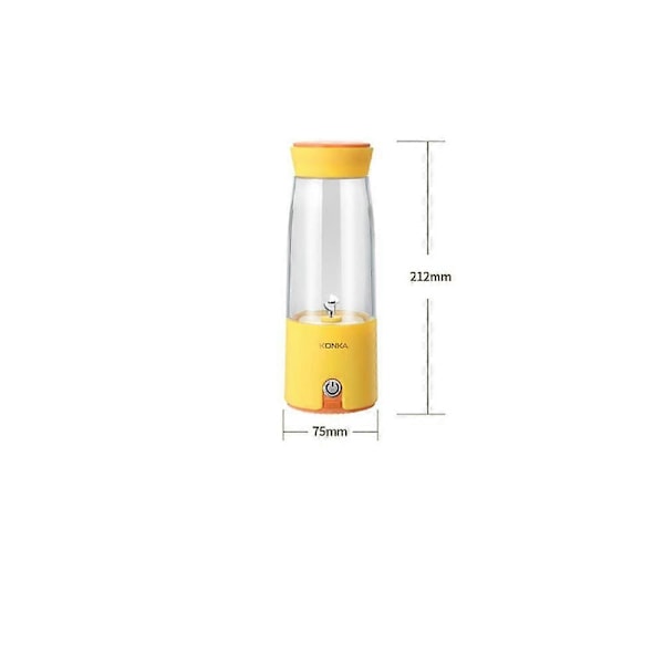 Lille trådløs mini husholdningsjuicer med genopladelig elektrisk juicekop, bærbar juicekop