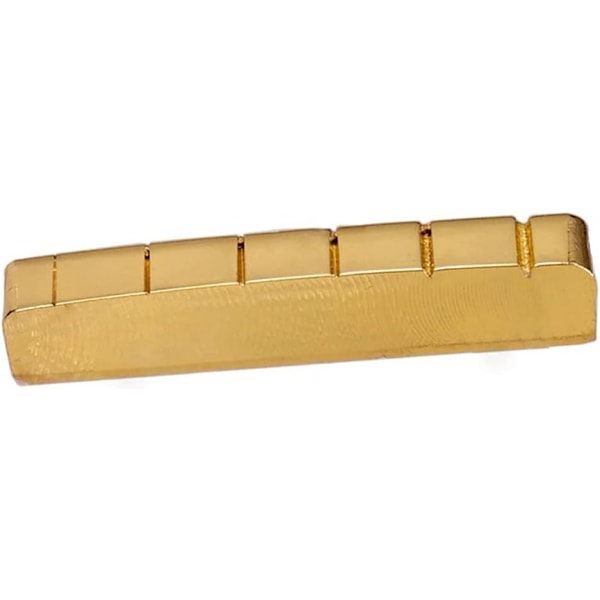 6-strängad 42 mm slitsad mässingssadel för LP EPI elgitarr, reservdelar