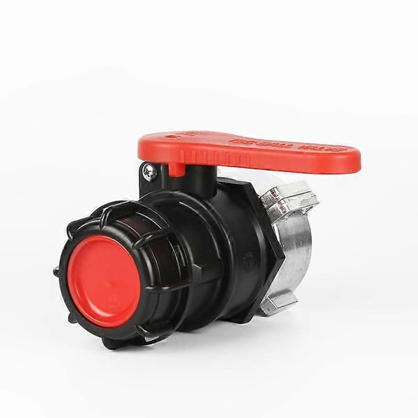 Universal IBC Adapter, Kuleventil for 1000l Tank, IBC Avstengningsventil Adapter, for Regnvannstank, Regnvannstank, IBC Tank