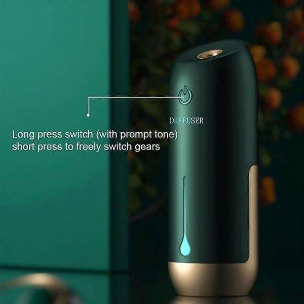 (2.0 Space Gray) Tidsindstillet automatisk spray luftrensningsdiffuser, enkelt maskine, ingen æterisk olie
