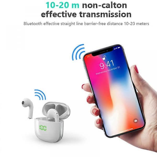 Trådlösa hörlurar, Bluetooth-hörlurar med stereoljud Bluetooth-hörlurar vattentäta hörlurar