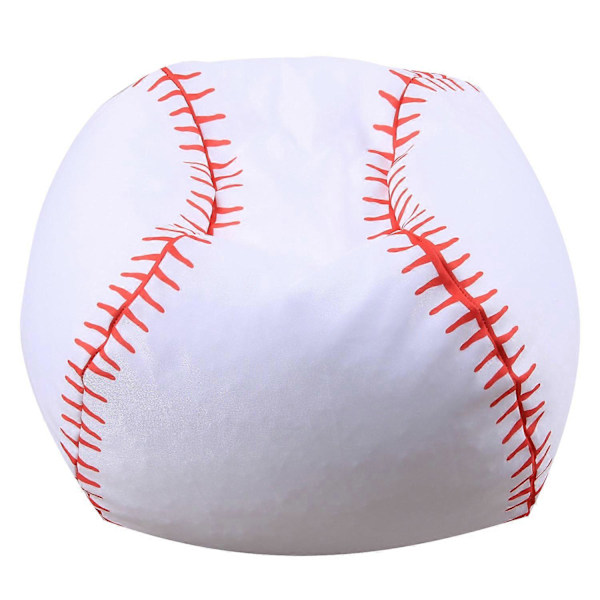 Plys legetøjsbold opbevaringspose Fodbold Basketball baseball Rugby sækkestol (18 tommer Baseball)