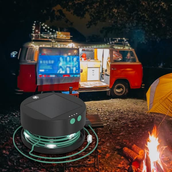 MPOWERD Luci Sun Slingor + Telefonladdare: Solar/USB, 5,5m, 100 Lumen SZRH A-C