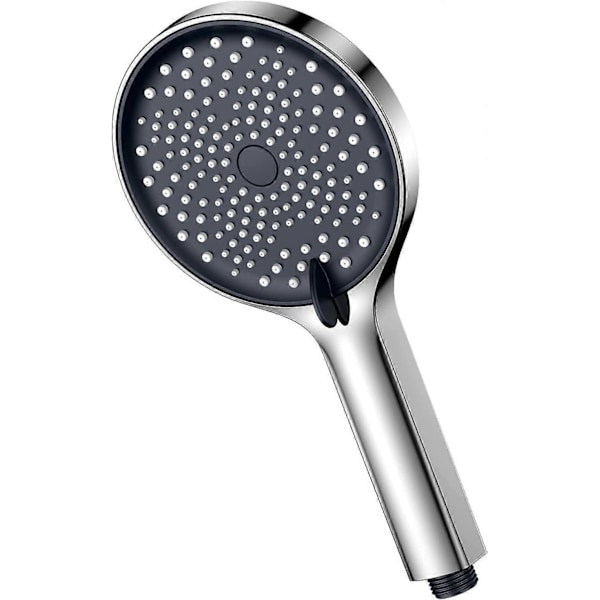 Duschhuvud 130mm Diameter 3 Lägen Högtryck Handhållet Duschhuvud Kromfinish