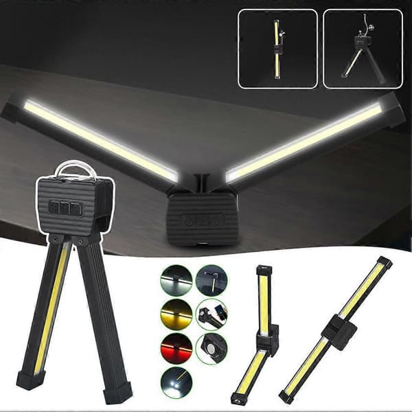 Gym Lamp LED-arbejdslys med base til camping