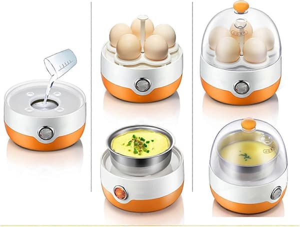 Eggkoker mini elektrisk dampkoker automatisk multifunksjonell dampkoker