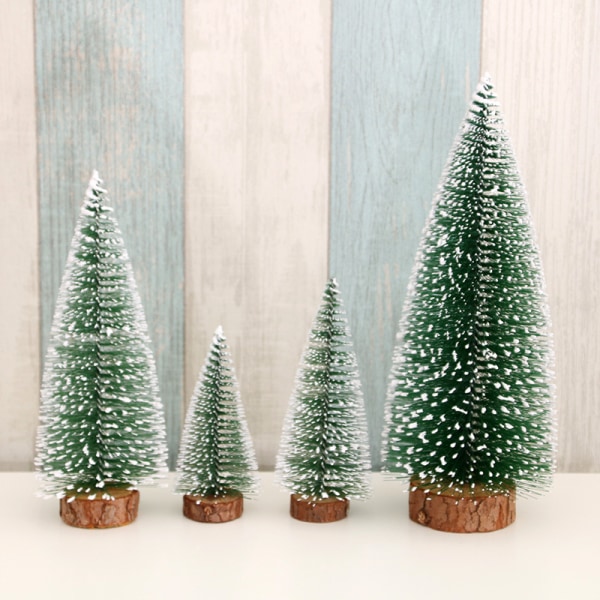 Stick Christmas Tree Slitstark Cedar Desktop Liten julgran 1m omgivande ljus varmgul